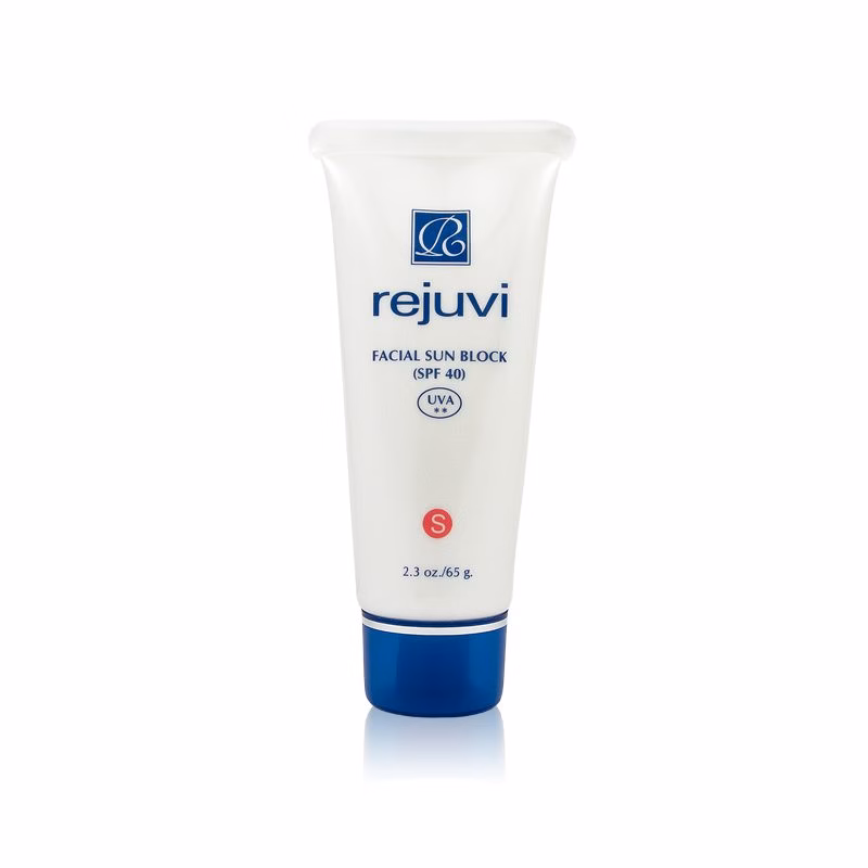 Rejuvi Facial Sun Block SPF 40 's' - Krem przeciwsłoneczny SPF 40 /biały/ 65g